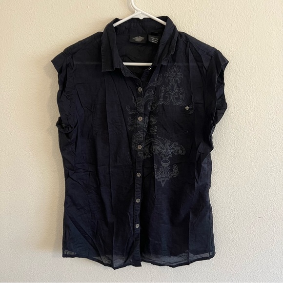 Vintage Harley-Davidson Black Graphic Shirt - Picture 6 of 9